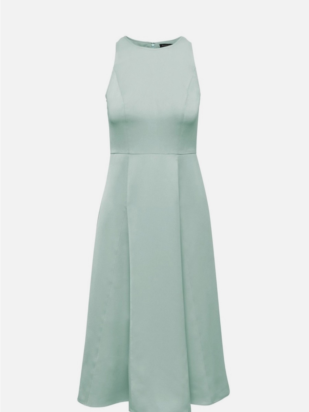 Banana Republic Paneled Light Jade, Sleeveless, Midi Dress (size: 10 Tall)